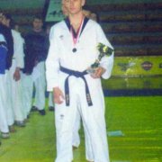 Trener Frankiewicz- I miejsce na IV LeszczyĹskich Mistrzostwach Taekwondo.